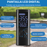 Bomba de Aire Eléctrica Portátil 3 en 1 – Inflador – Power Bank y Linterna