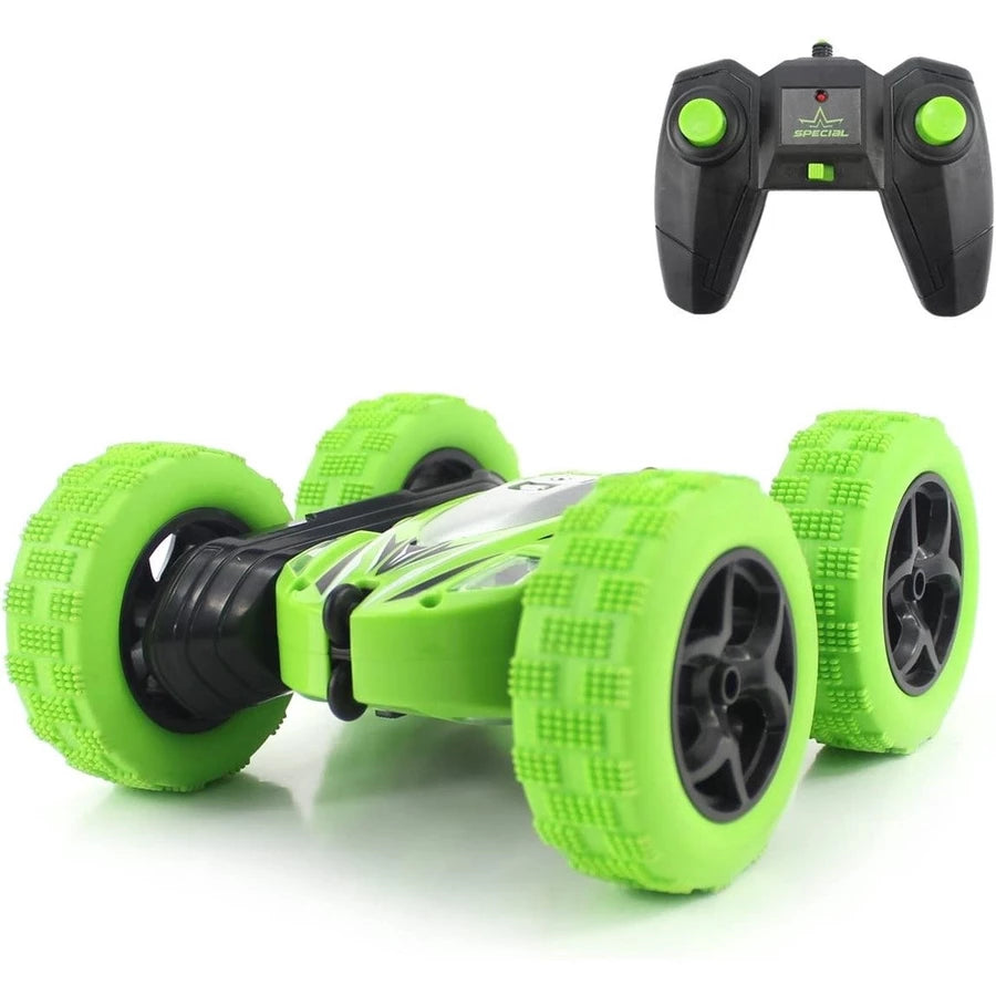 Coche de Acrobacias RC Doble Lado para Niños, Control Remoto, Rotación 360 Grados, Drift Off Road