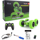 Coche de Acrobacias RC Doble Lado para Niños, Control Remoto, Rotación 360 Grados, Drift Off Road