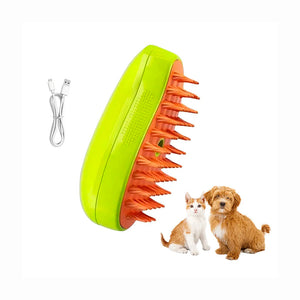 Cepillo Quitapelos a Vapor para Perros y Gatos