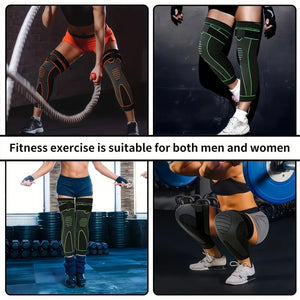 Par de Rodilleras de Compresión Térmica para Pierna – CrossFit y Alivio del Dolor