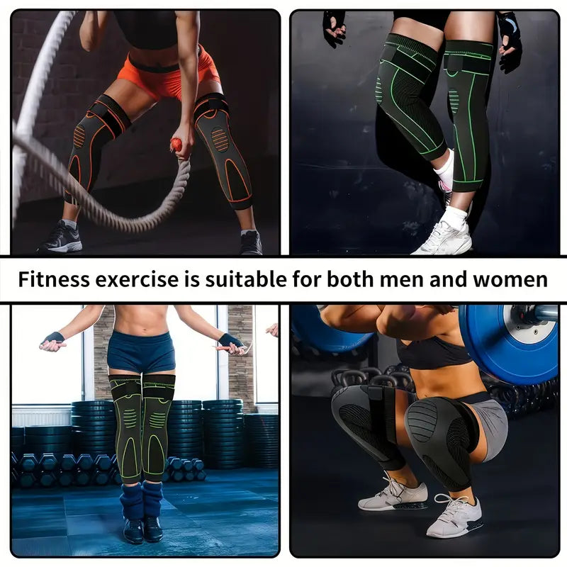 Par de Rodilleras de Compresión Térmica para Pierna – CrossFit y Alivio del Dolor