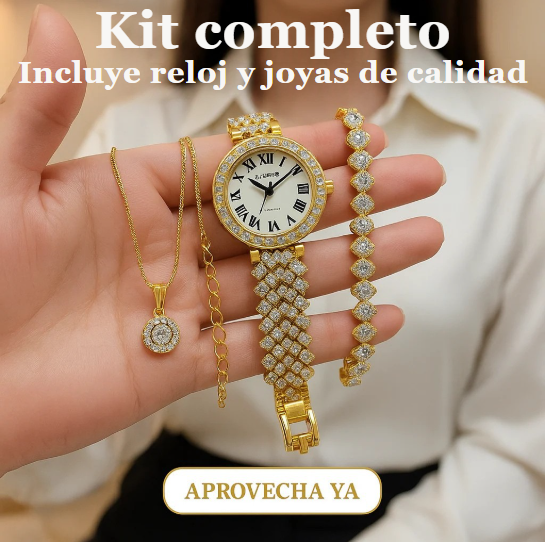 Kit Exclusivo 7 en 1 – Smartwatch A58 Plus + Accesorios y Joyas en un único kit completo